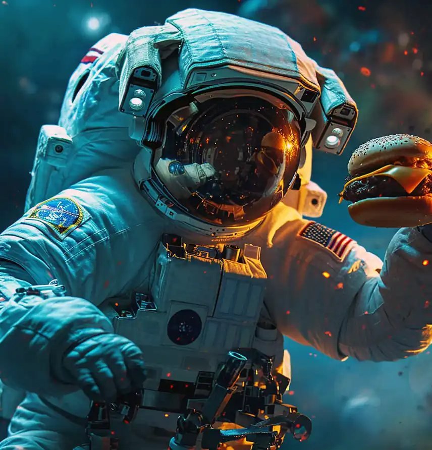 Our Vision and Mission — space science illustration